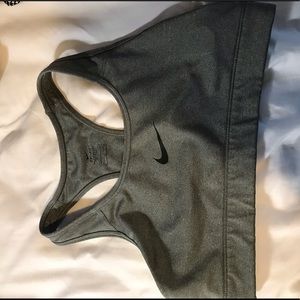 Grey Nike Sports Bra